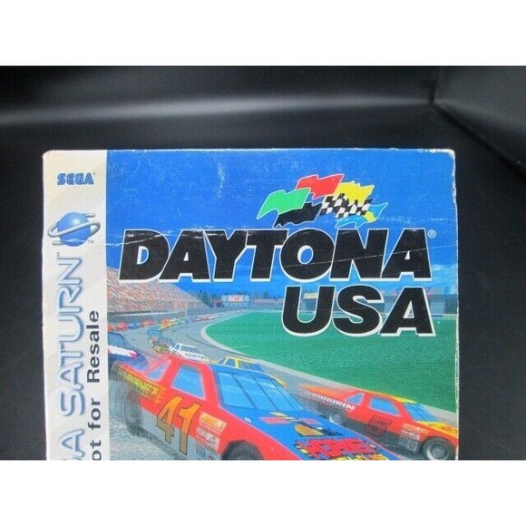 Daytona USA (Sega Saturn, 1995) CIB COMPLETE ** NOT FOR RESALE ** - Picture 2 of 5